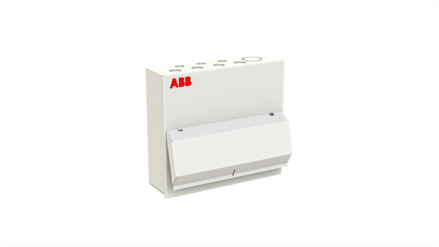 Caja modular ABB de 6 módulos, Acero, IP41