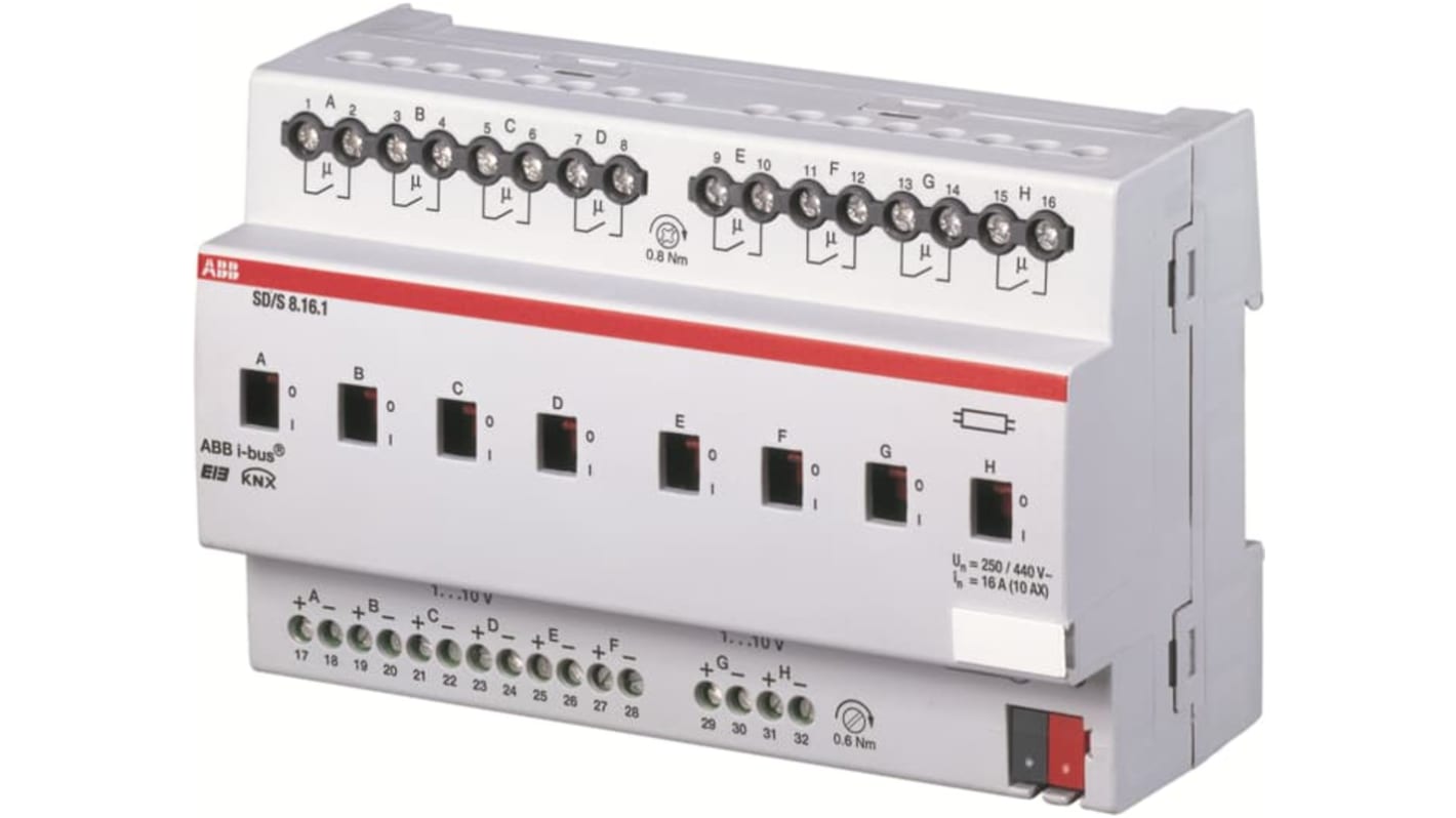 Módulo E/S ABB, para usar con Sistema de bus KNX (TP)