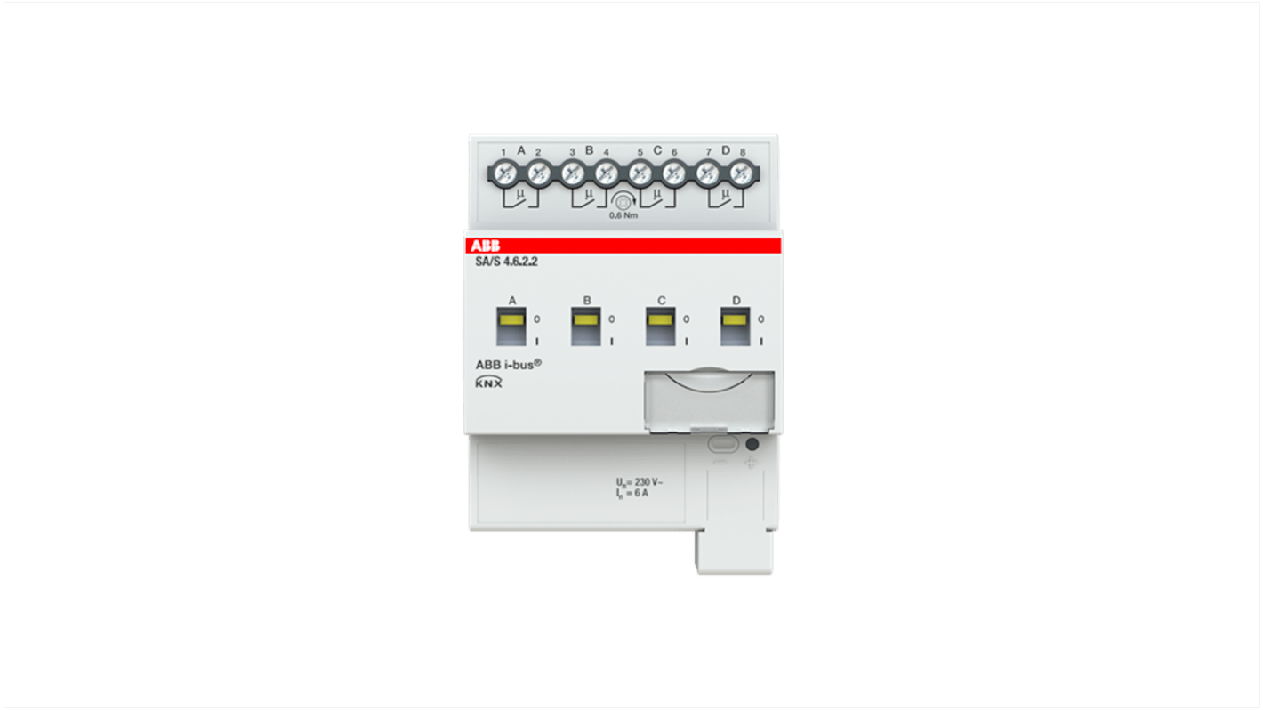 Actionneur commutateur ABB pour Système de bus KNX (TP)