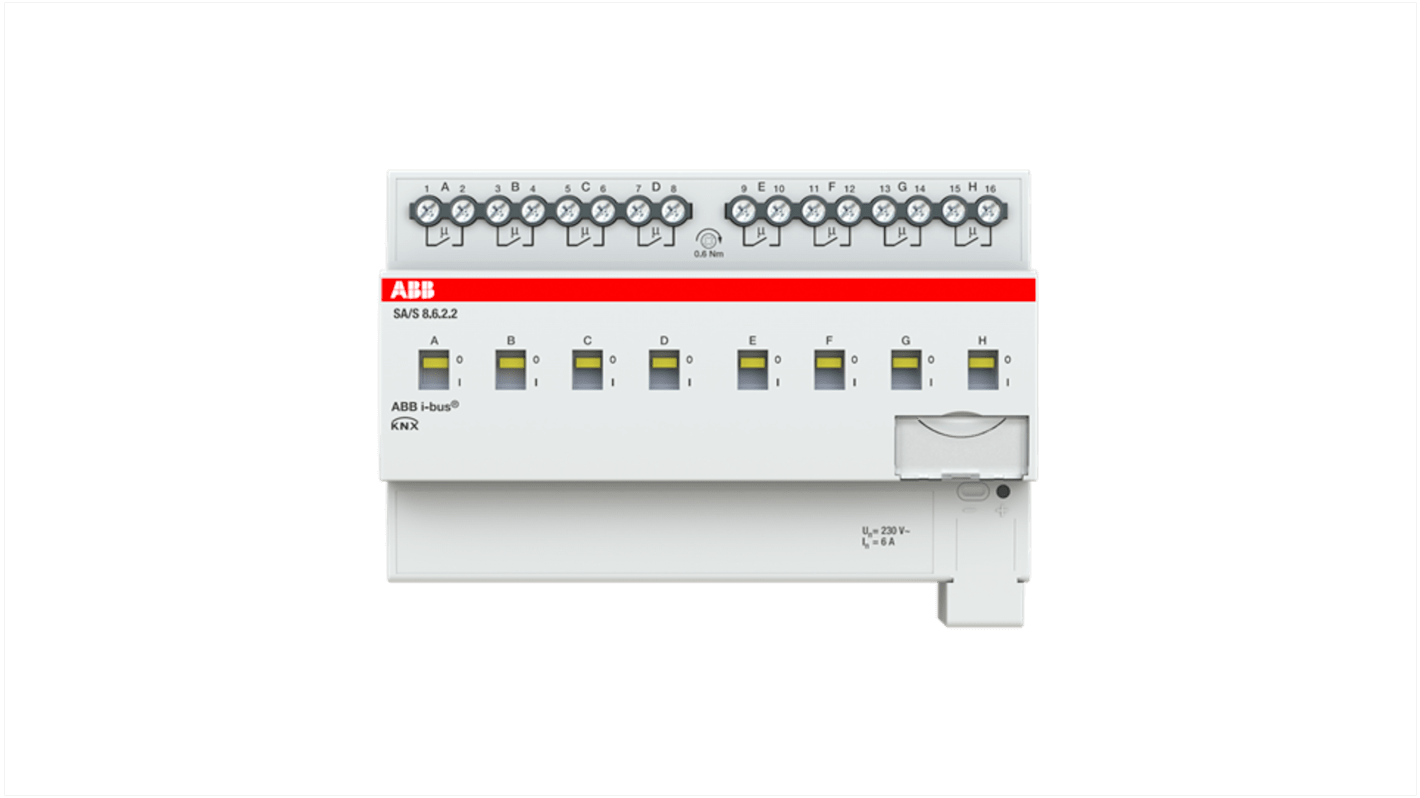 Actionneur commutateur ABB pour Système de bus KNX (TP)