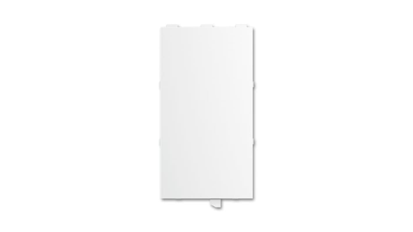 ABB White 10 Gang Cover Plate