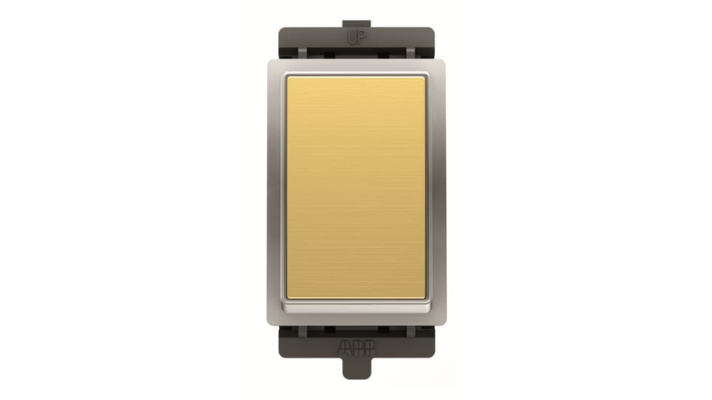 ABB AMD Lichtschalter 1-teilig, 1-polig, 1 Wege Gold IP 20 10A