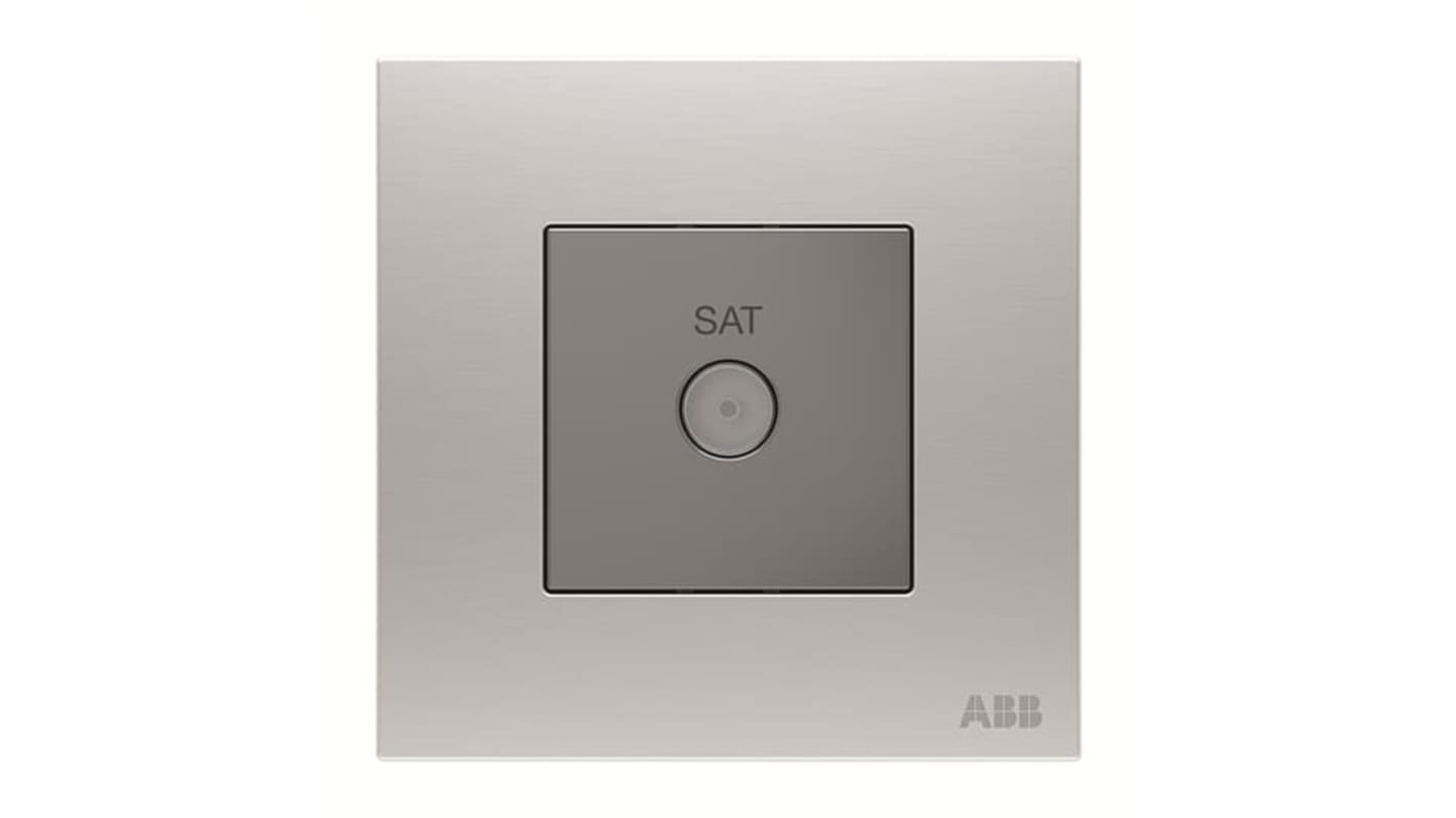 ABB TV-Antennensteckverbinder (F) 1 Port Buchse, H. 62mm x B. 102mm