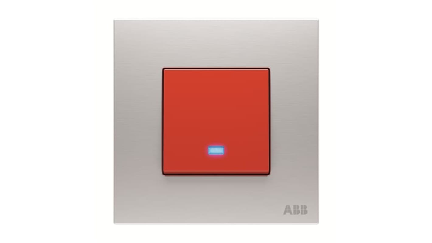 Interruttore luce ABB serie AM1, 45A, 250V, 2 poli, Argento, IP20 Millenium