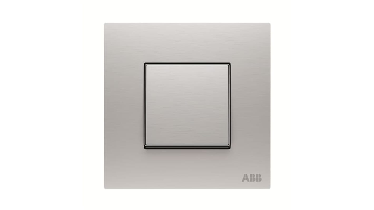 Interruttore luce ABB serie AM4, 10A, 250V, Argento, IP20 Millenium