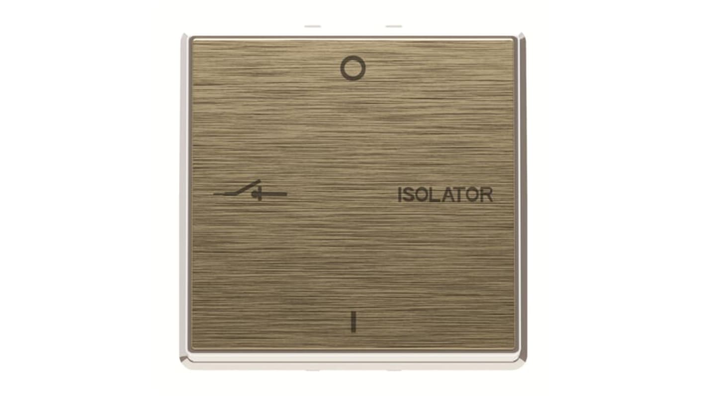 Interrruptor Ventilador, Oro, Montaje Enrasado, IP20