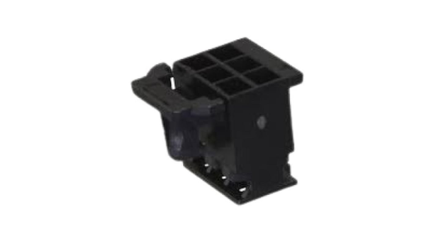 Amphenol ICC Crimp Connector Housing, 2mm Pitch, 6 Way, 2 Row