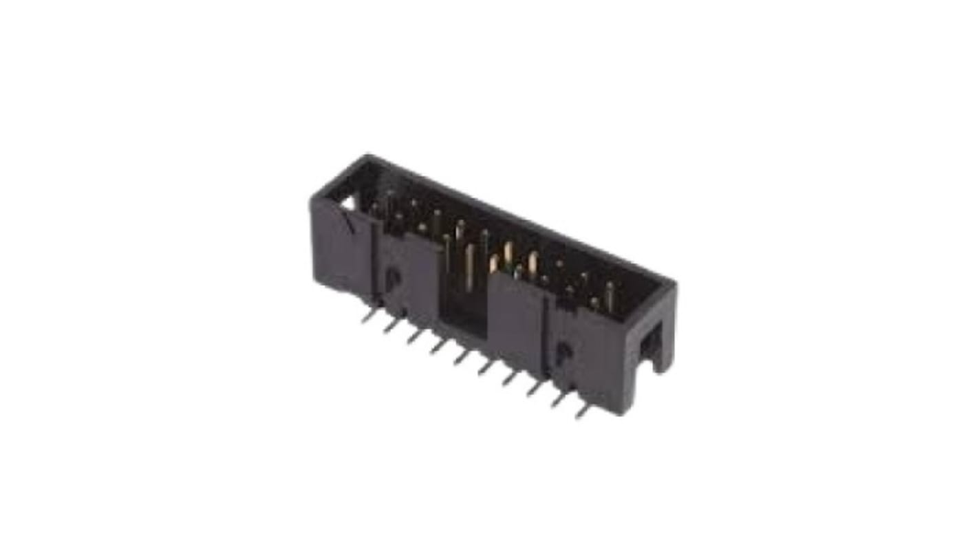 Amphenol ICC Quickie Series Surface Mount PCB Header, 20 Contact(s), 2.54mm Pitch, 2 Row(s)