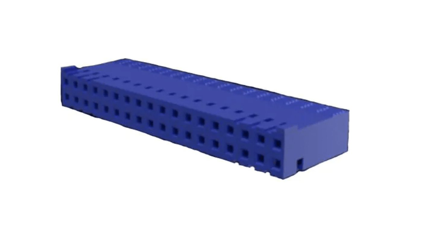 Amphenol ICC Crimp Connector Housing, 2mm Pitch, 6 Way, 2 Row