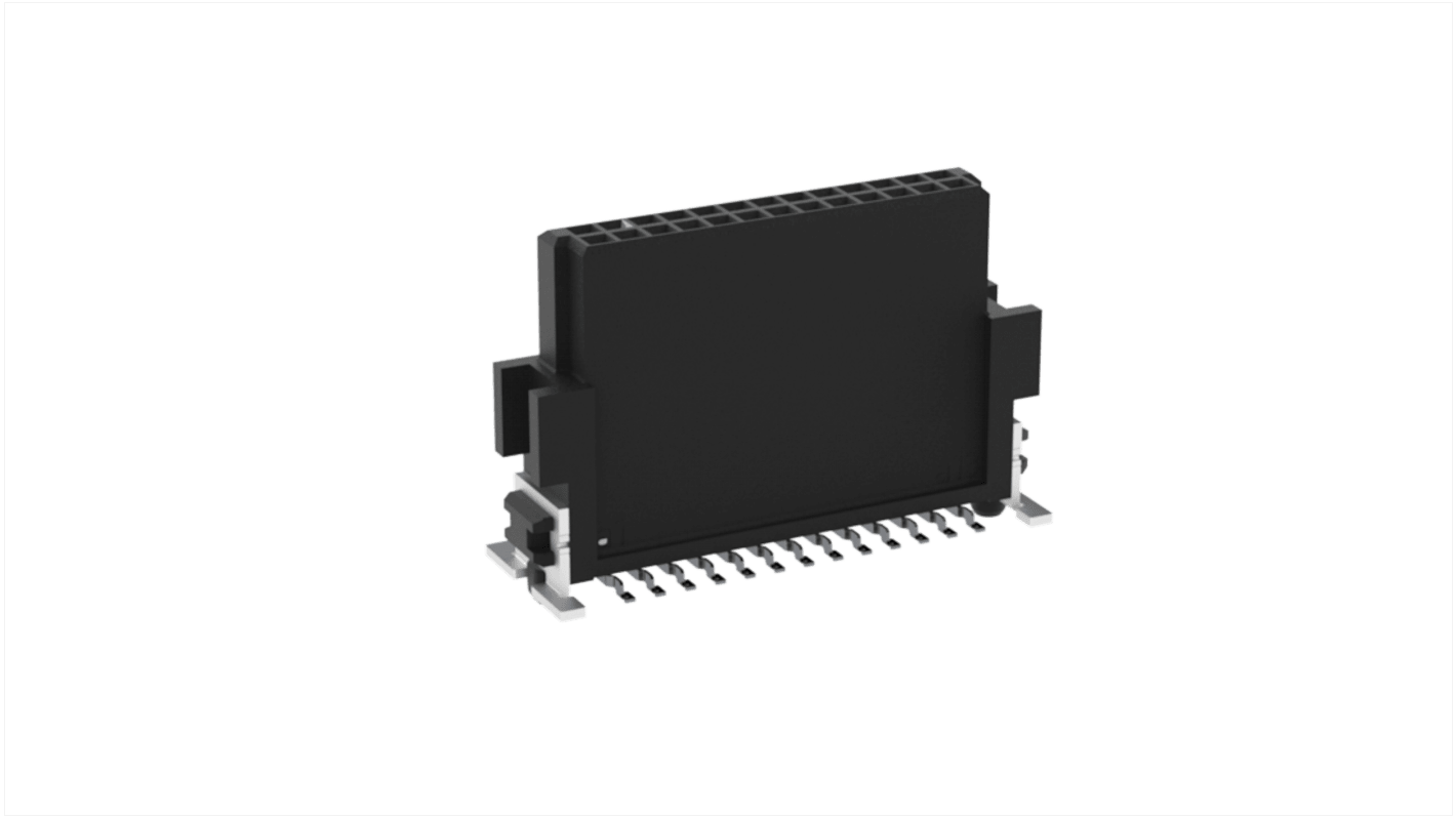 Conector de PCB ERNI, de 26 vías en 2 filas, paso 1.27mm, Montaje Superficial