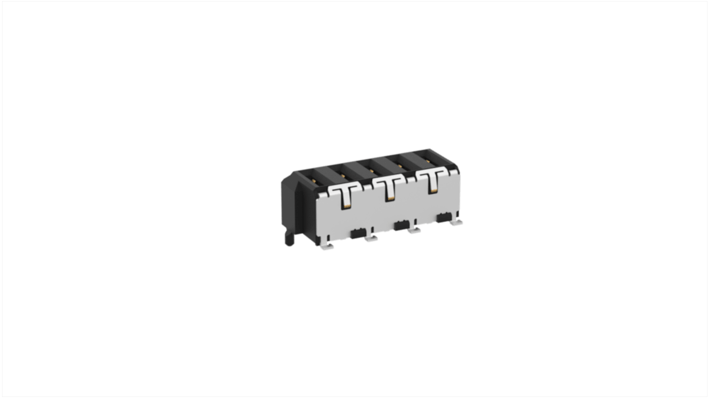 Konektor PCB, rozteč: 2mm, počet kontaktů: 5, počet řad: 1, Povrchová montáž Zásuvkový napájecí modul ERNI