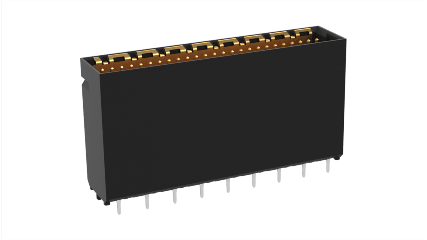 ERNI MicroSpeed Series PCB Header, 50 Contact(s), 1.0mm Pitch, 2 Row(s)