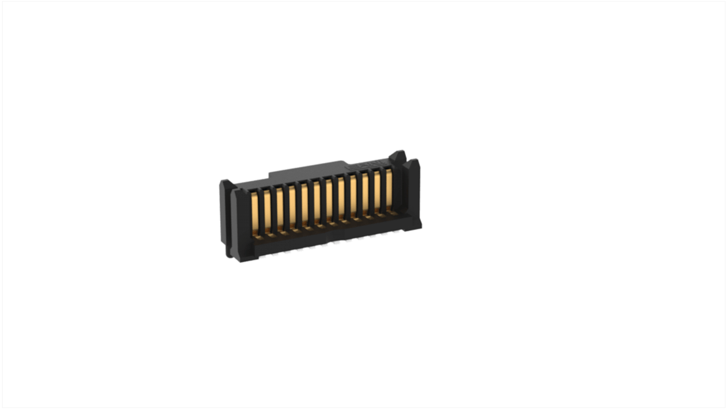 ERNI MicroStac Leiterplatten-Stiftleiste, 12-polig / 1-reihig, Raster 0.8mm