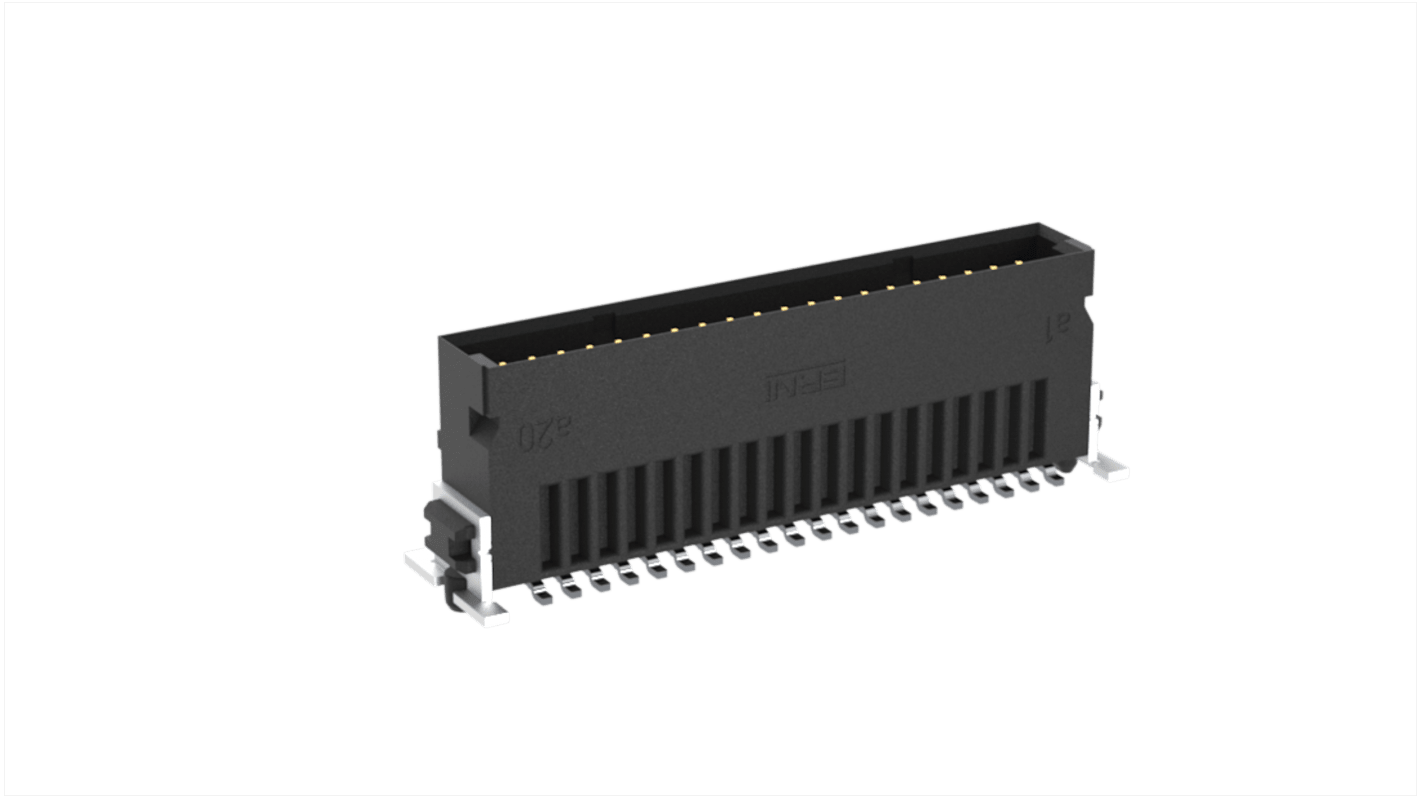 Konektor PCB, řada: SMC, počet kontaktů: 40, počet řad: 2, rozteč: 1.27mm, Povrchová montáž