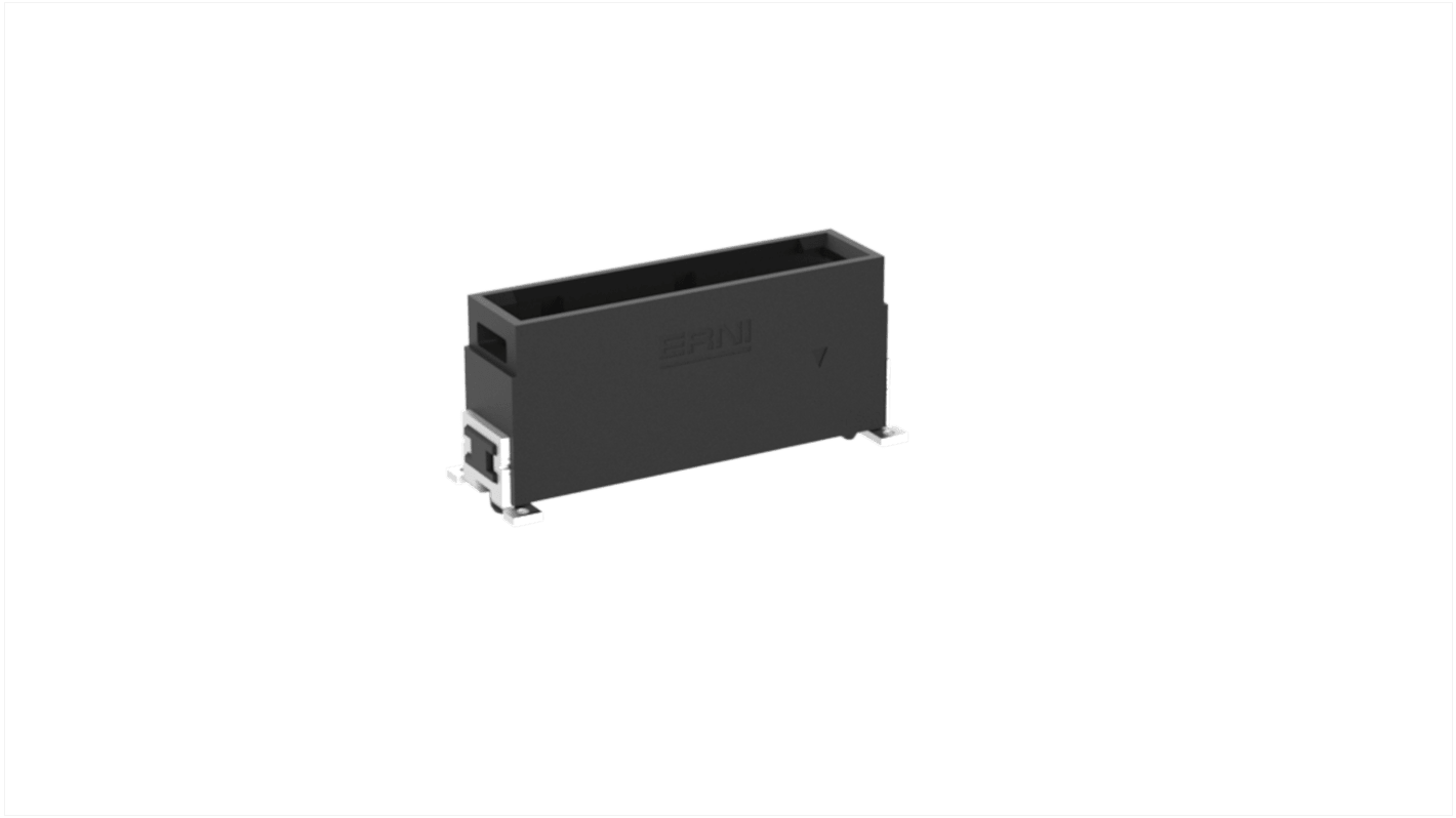 ERNI MaxiBridge Leiterplatten-Stiftleiste, 6-polig / 1-reihig, Raster 2.54mm