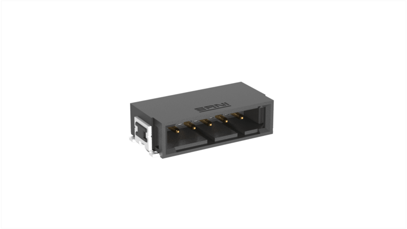 Konektor PCB, řada: MaxiBridge, počet kontaktů: 5, počet řad: 1, rozteč: 2.54mm, orientace těla: Pravý úhel, Povrchová