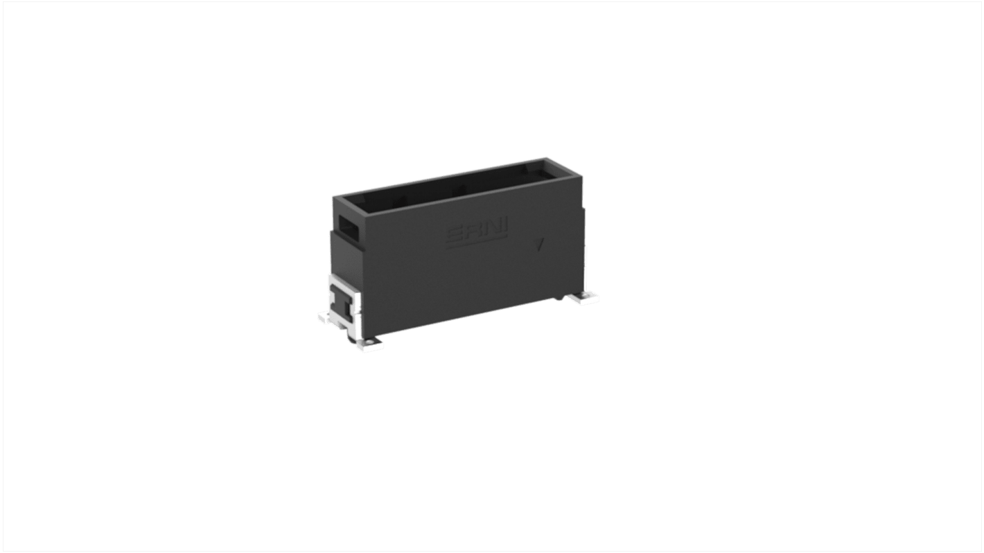 File di contatti PCB ERNI, 5 vie, 1 fila, passo 2.54mm