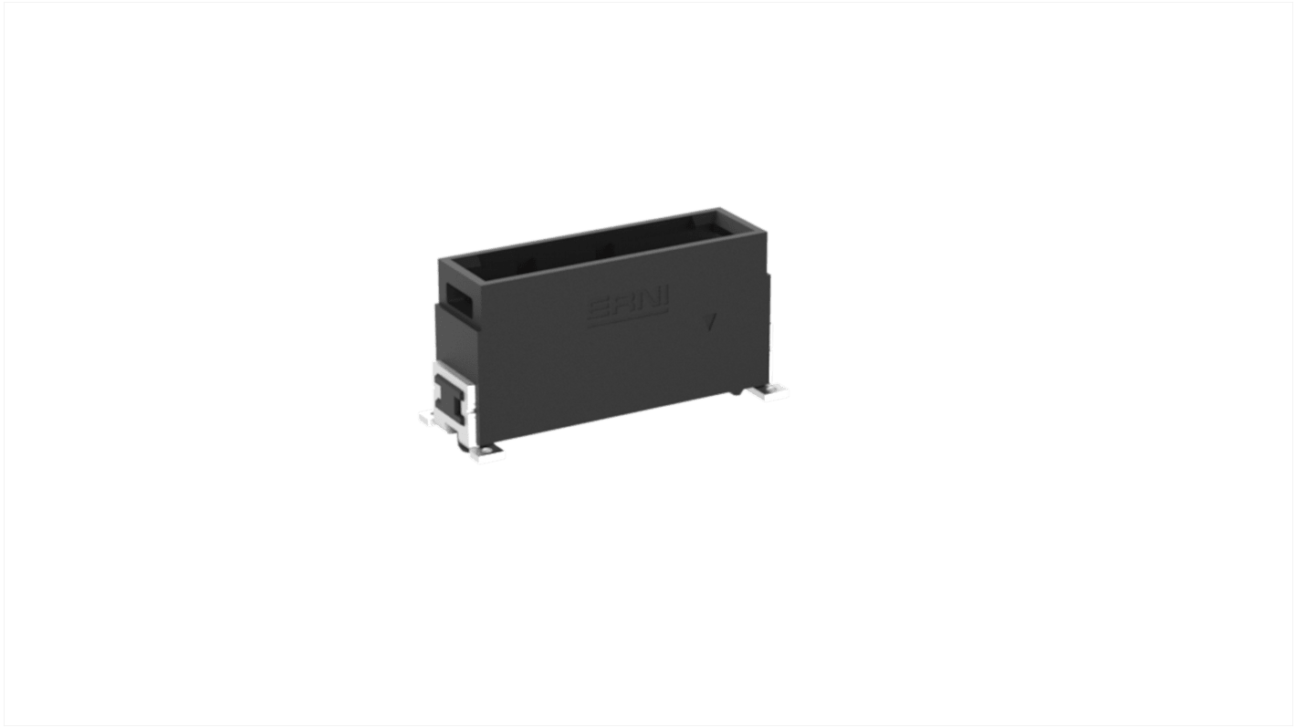 Conector macho para PCB ERNI serie MaxiBridge de 5 vías, 1 fila, paso 2.54mm, Montaje Superficial