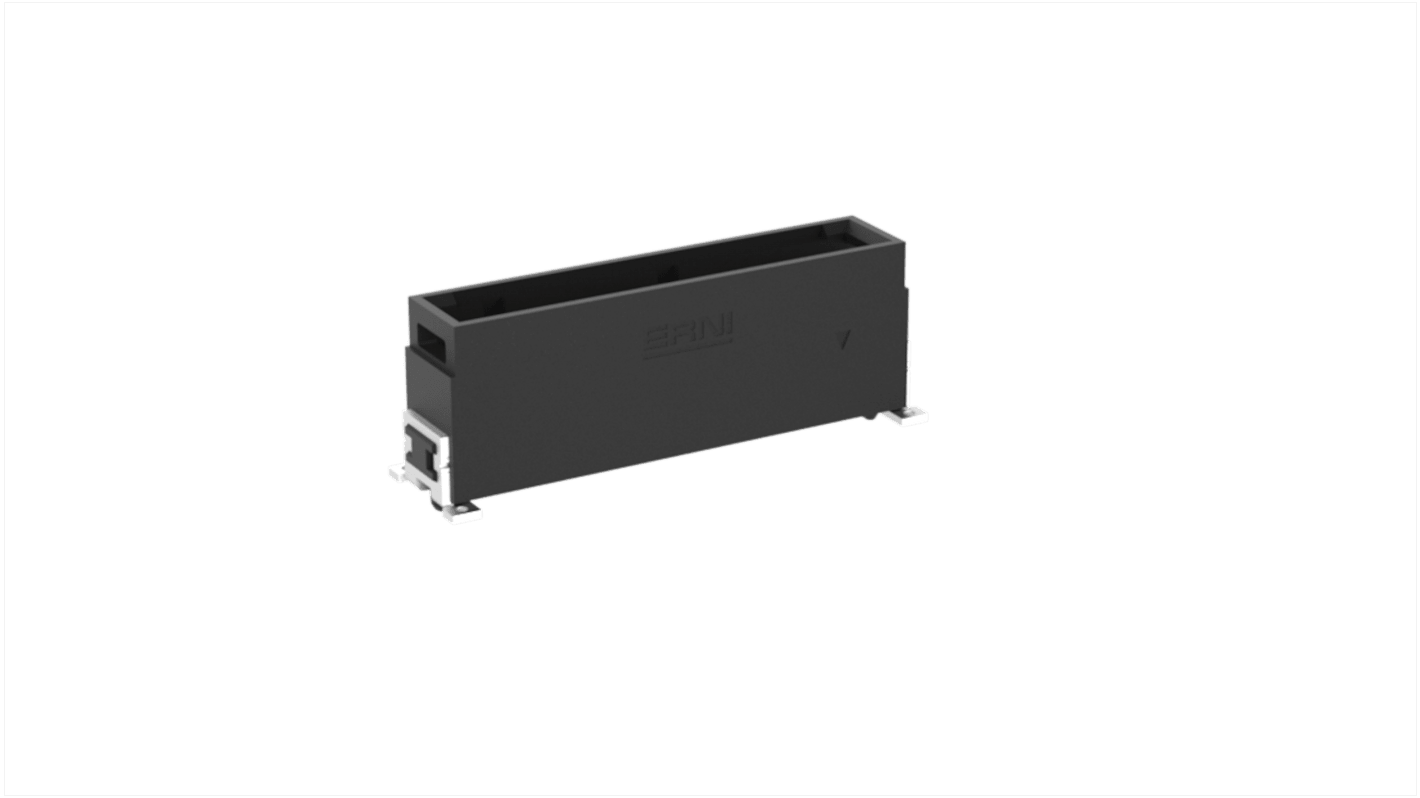 Embase pour CI ERNI, MaxiBridge, 8 pôles , 2.54mm 1 rangée