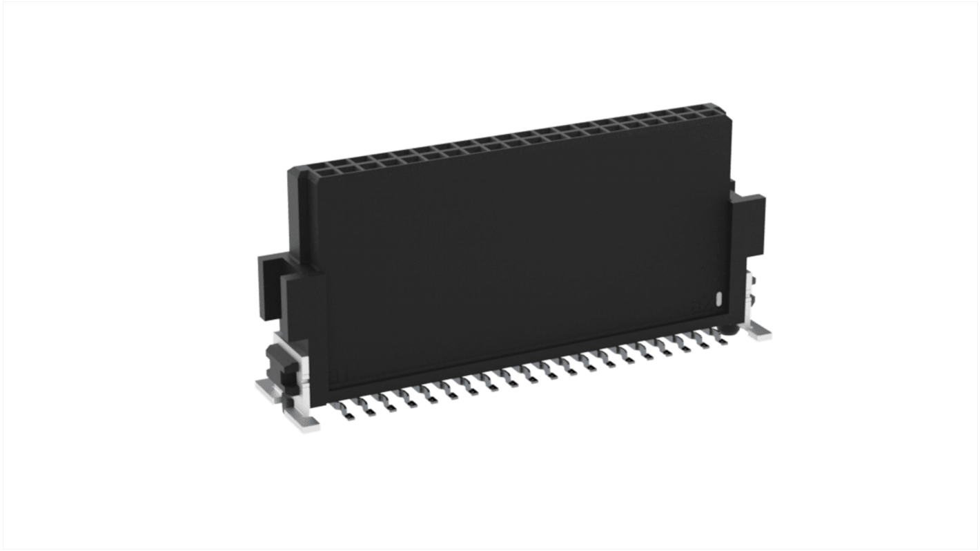 ERNI PCB aljzat 1.27mm 40 érintkezős, 2 soros , Felületszerelt, Függőleges NYÁK-csatlakozó aljzat