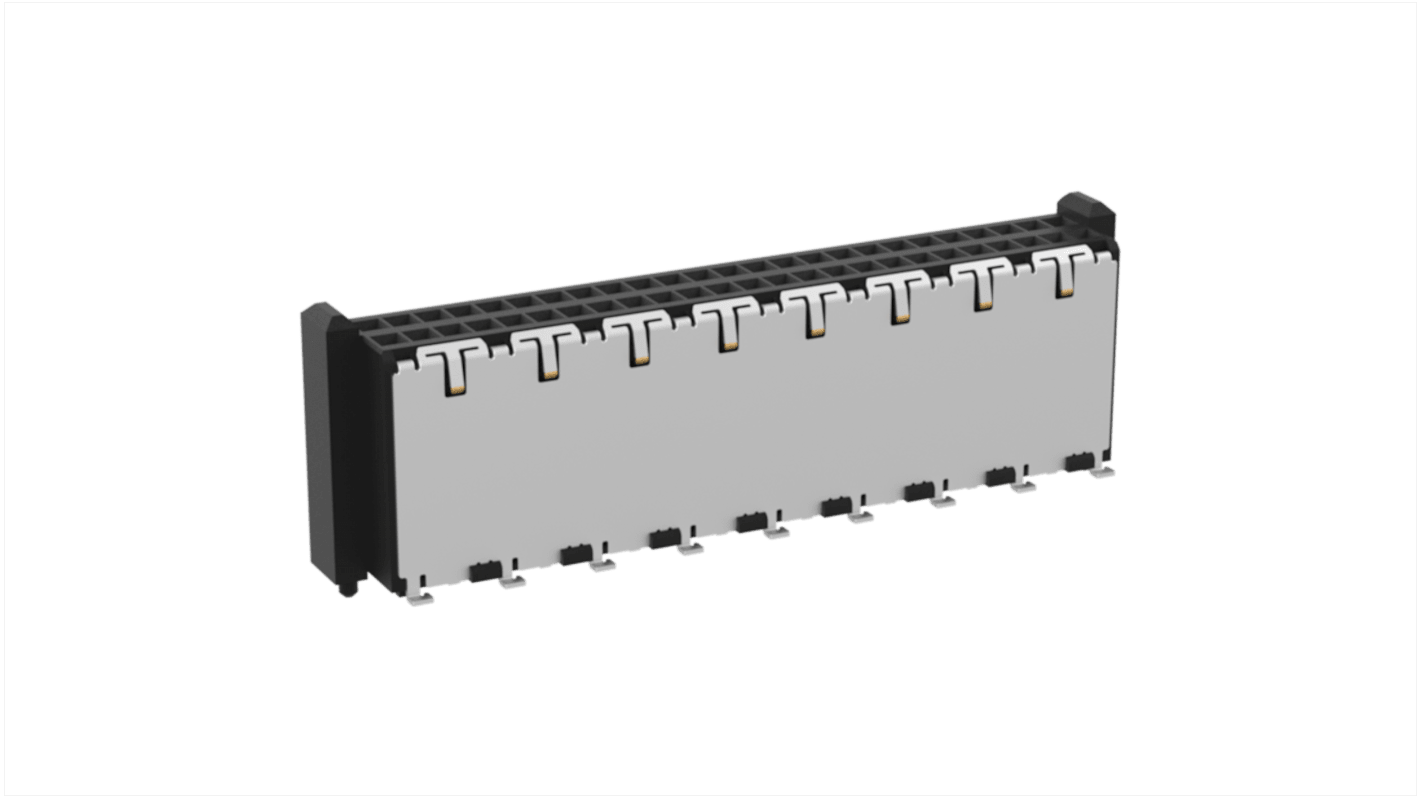 Patice PCB, rozteč: 1mm, počet kontaktů: 50, počet řad: 2, Povrchová montáž Zásuvka, svislý konektor PCB ERNI