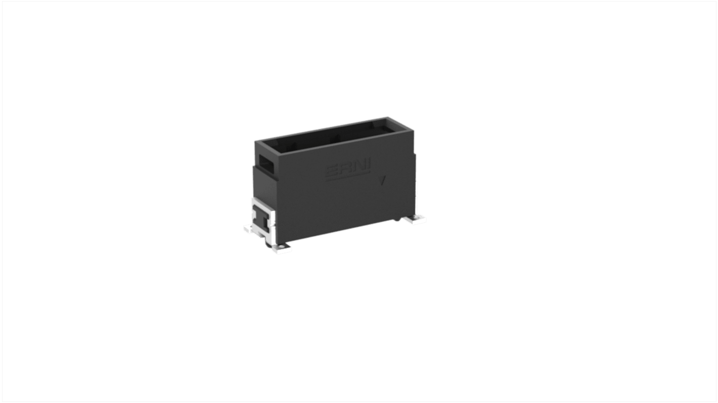 ERNI 基板接続用ピンヘッダ 4極 2.54mm 1列 384462 / 384462-E