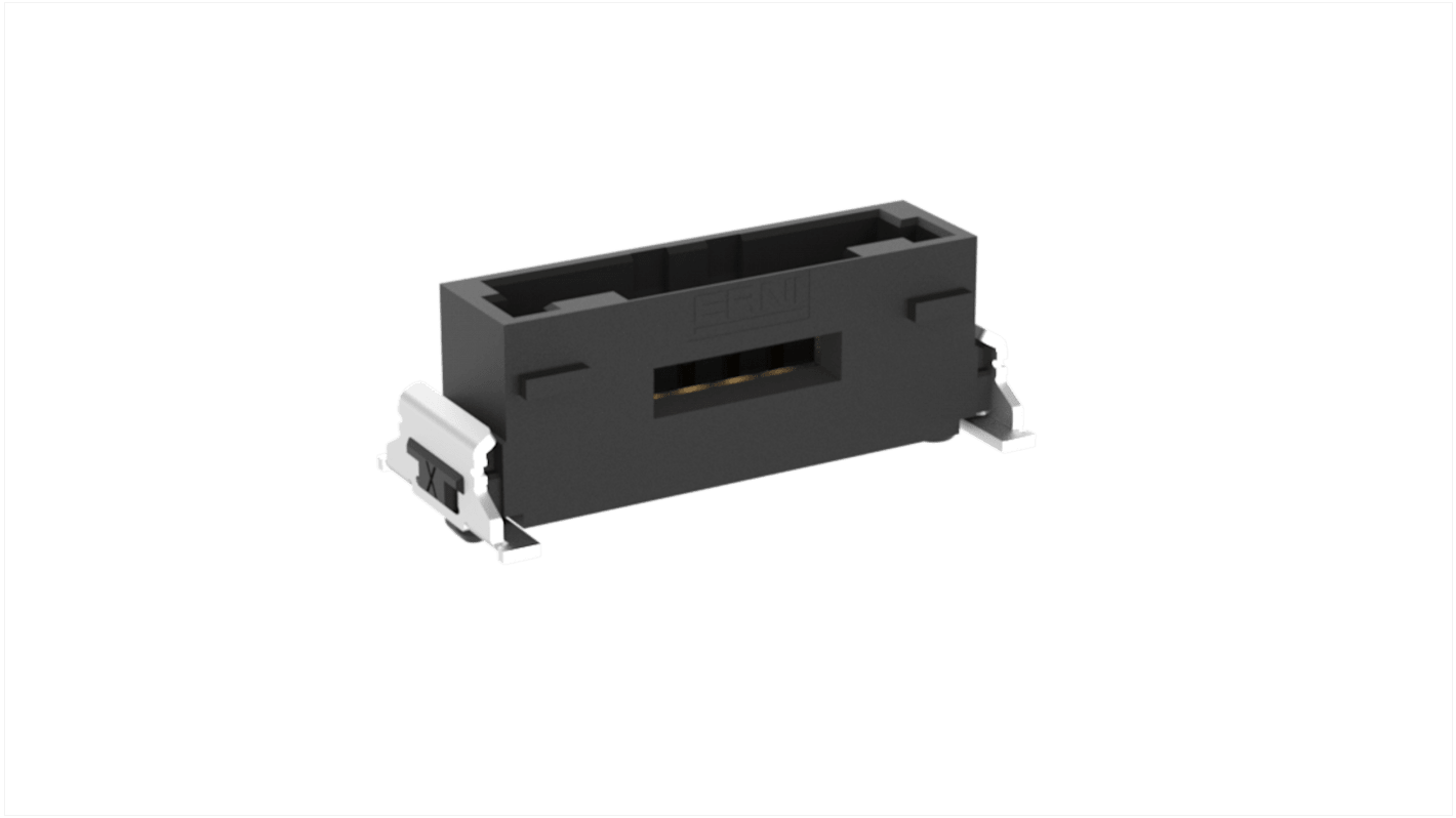 ERNI MiniBridge Series Surface Mount PCB Header, 8 Contact(s), 1.27mm Pitch, 1 Row(s)