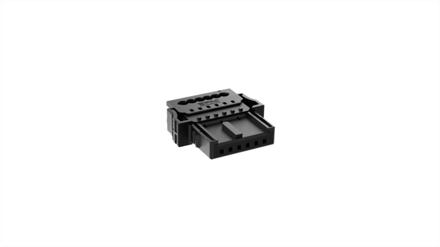 ERNI IDC-Steckverbinder Buchse, 6-polig / 1-reihig, Raster 1.27mm