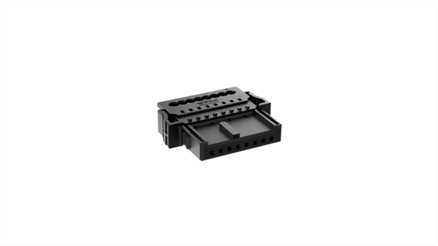 ERNI 8-Way IDC Connector Socket for Cable Mount, IDC, 1-Row