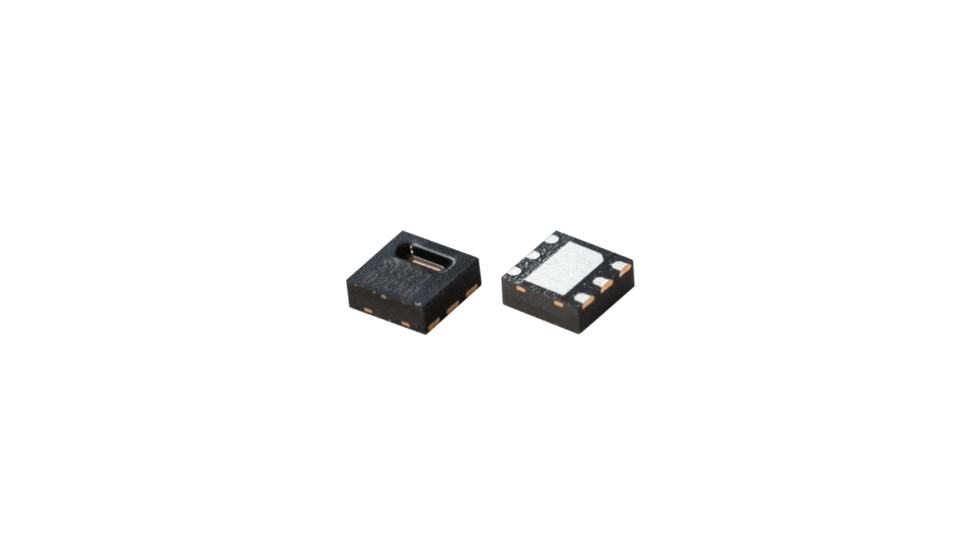 RS PRO Temperature Sensor, Digital Output, Surface Mount, I2C, ±0.2°C, 6 Pins - Factory Calibrated