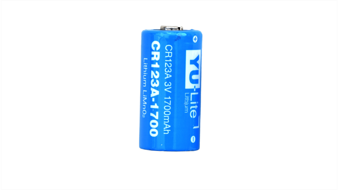 1CR123A Yuasa Lithium 3V, CR123A Battery RS