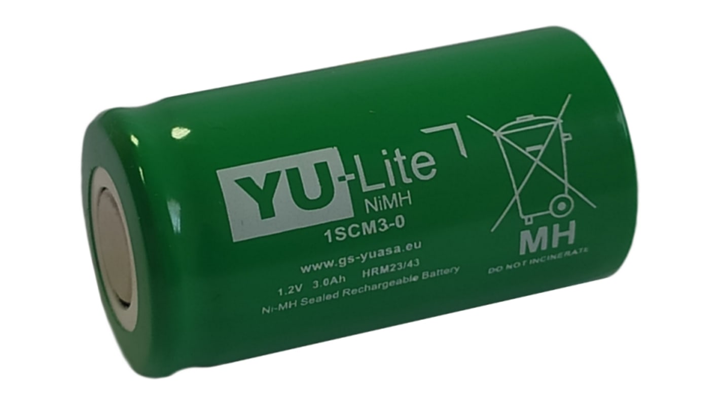 1SCM30 Yuasa NiMH 1.2V, SubC Battery RS