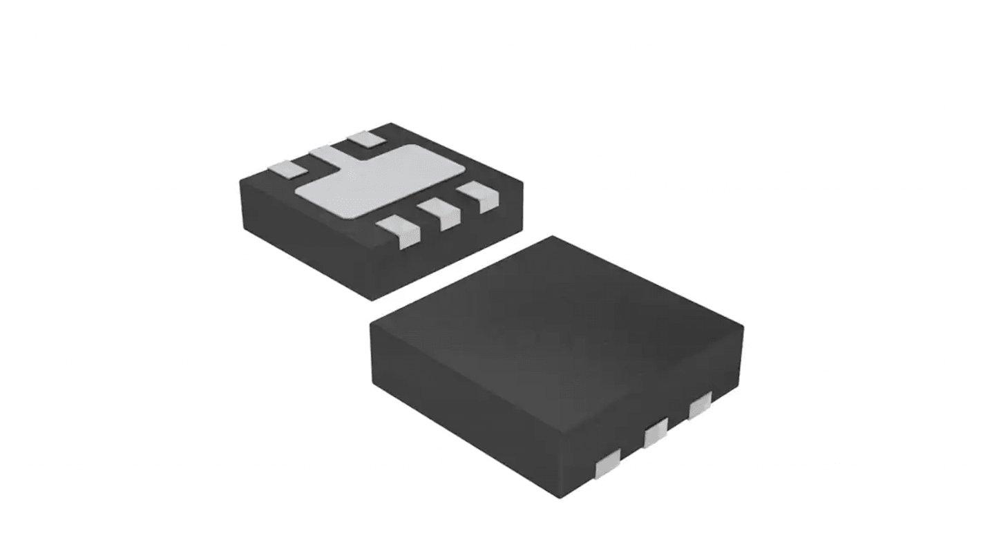 DiodesZetex DMN10H6D2LFDB-7 N-Kanal Dual, SMD MOSFET 100 V / 270 mA, 6-Pin U-DFN2020