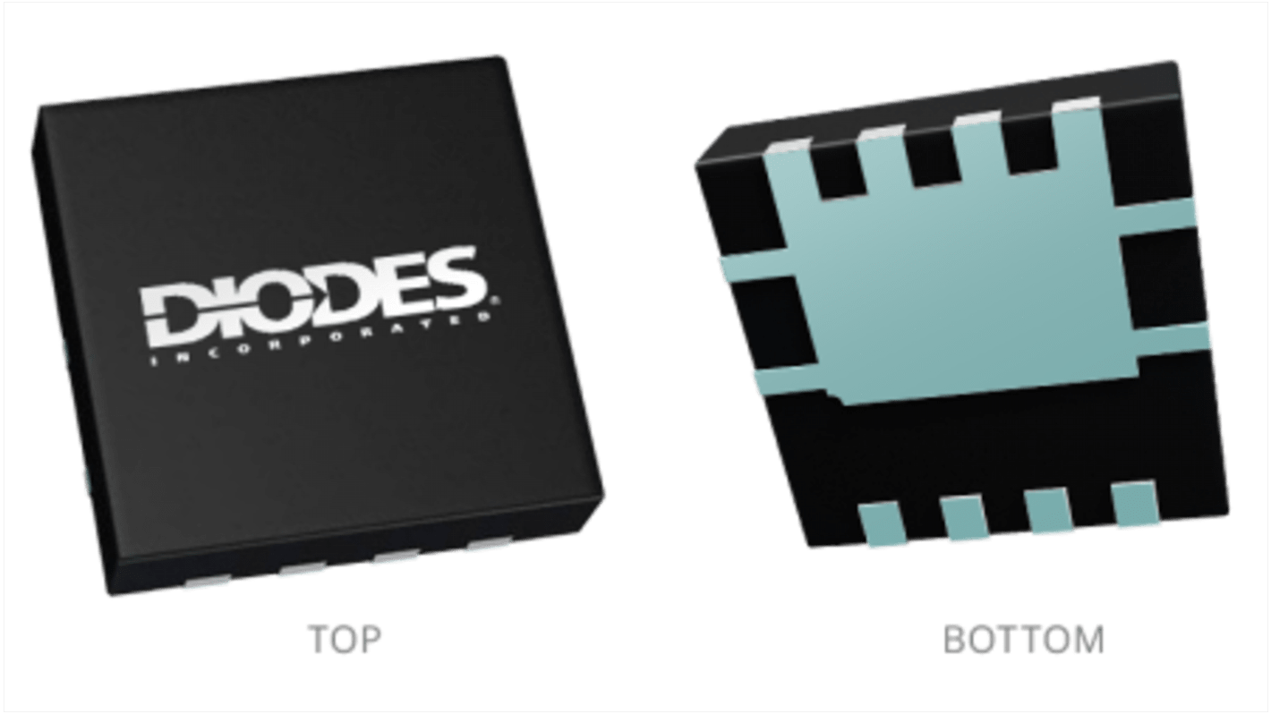 Dual P-Channel MOSFET, 5.3 A, 20 V, 8-Pin PowerDI3333-8 Diodes Inc DMP2040UND-7