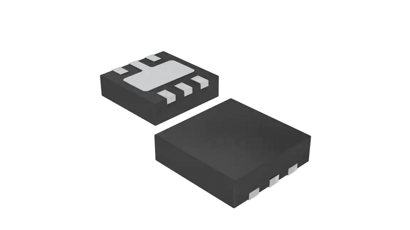 Dual NChannel MOSFET, 6.5 A, 30 V, 6Pin UDFN2020 Diodes Inc