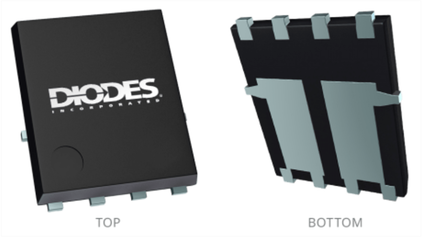 MOSFET DiodesZetex, canale N, P, 0,025 O, 0,053 O, 5,4 A, 10 A, PowerDI5060-8, Montaggio superficiale
