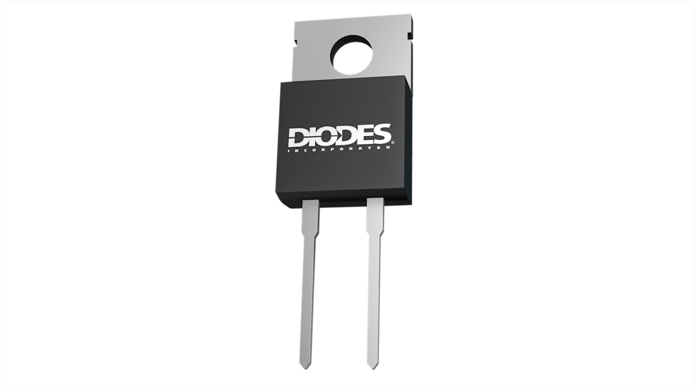 DiodesZetex 汎用 整流器 / ショットキーダイオード, 600V 表面実装, 2-Pin TO220AC