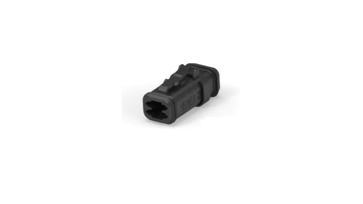 Conector de automoción TE Connectivity Macho de 4 vías en 2 filas, 13A