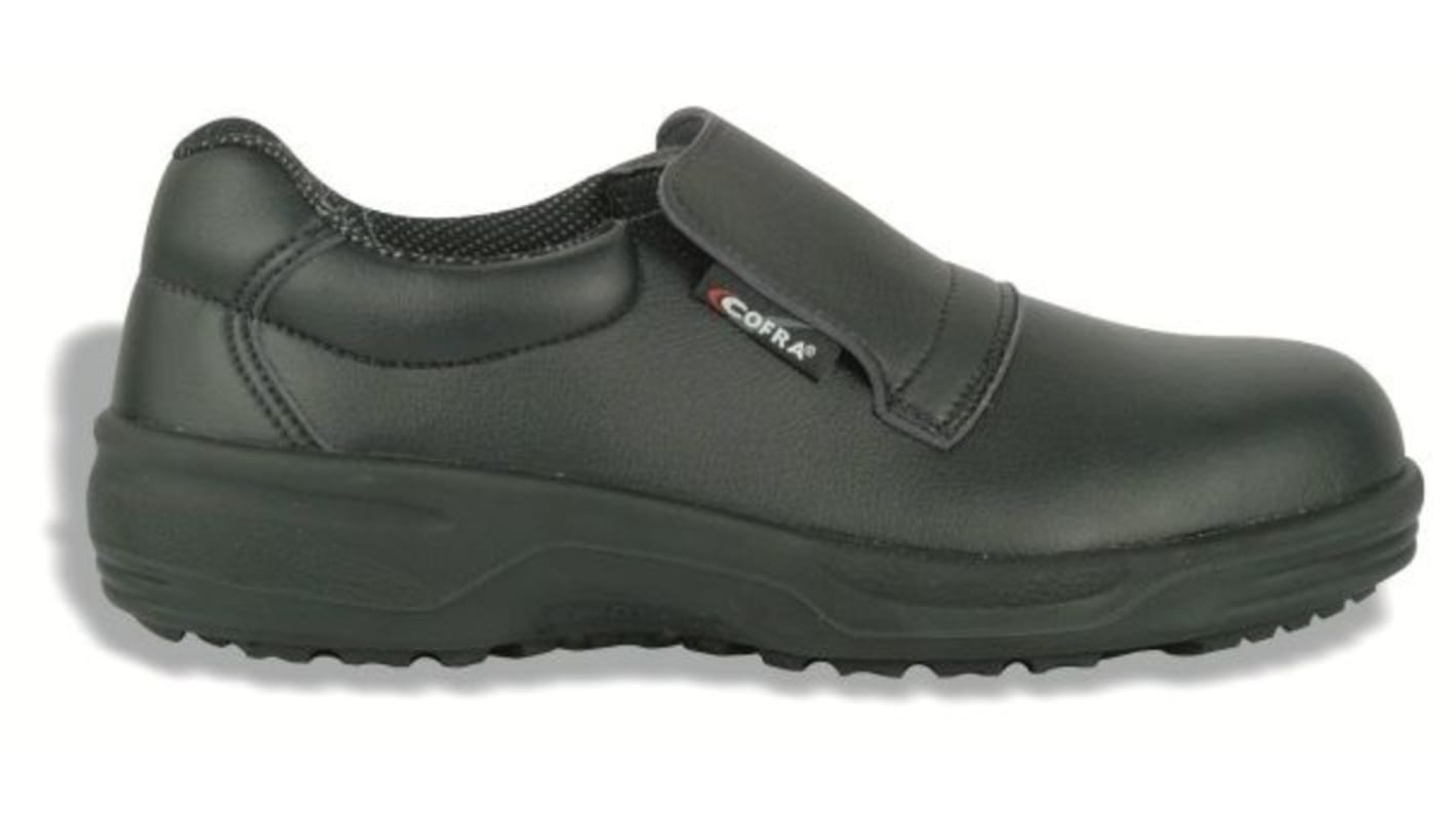 C076/11 Cofra S2 SRC Unisex Black Toe Capped Safety Shoes, UK 11 RS
