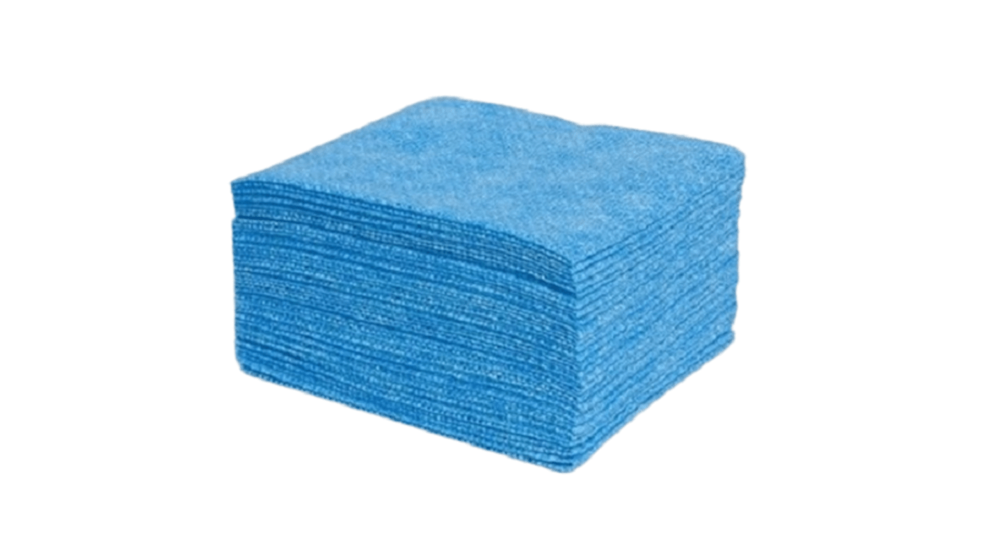 Chiffons Harrison Wipes Absorption élevée en Polyester pour Industrie agro-alimentaire, nettoyage général x 25