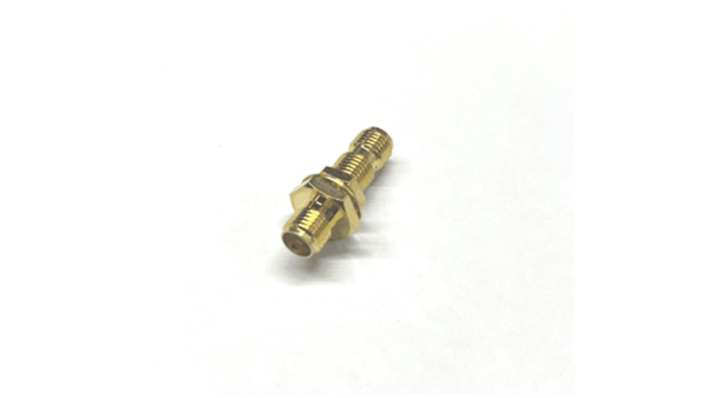 RS PRO Straight 50Ω Coaxial Adapter SMA Socket to SMA Socket 18GHz