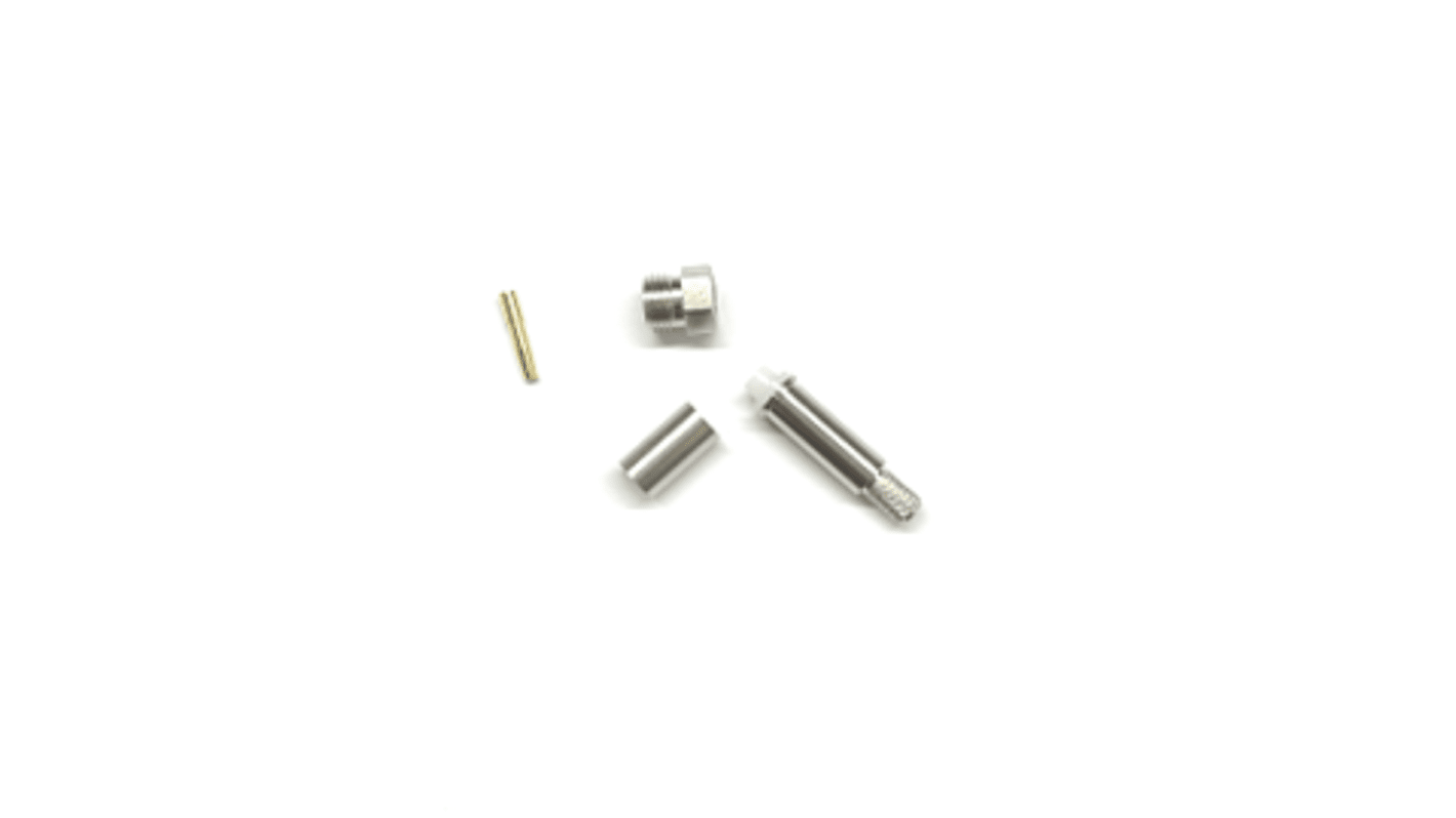 RS PRO, jack Cable Mount FME Connector, 50Ω, Crimp Termination, Straight Body