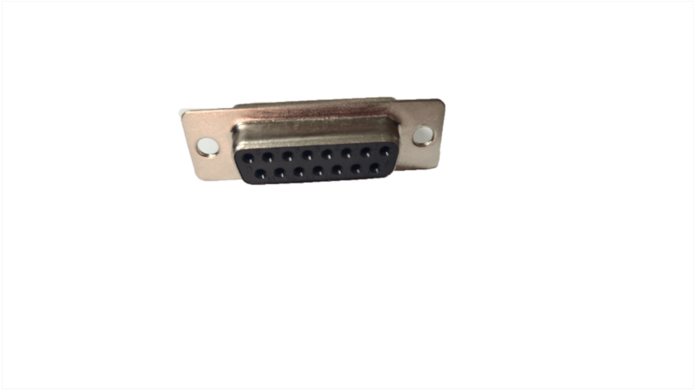 RS PRO 15 Way Panel Mount D-sub Connector Plug, 2.77mm Pitch