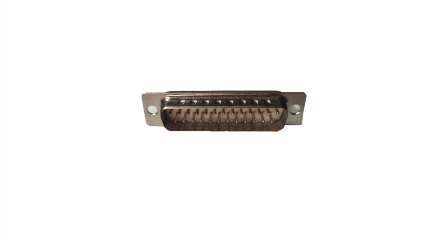 Conector D-sub RS PRO, paso 2.77mm, Recto D-Sub estándar, Montaje en Panel Mount, Macho, Terminación Soldador, 5.0A