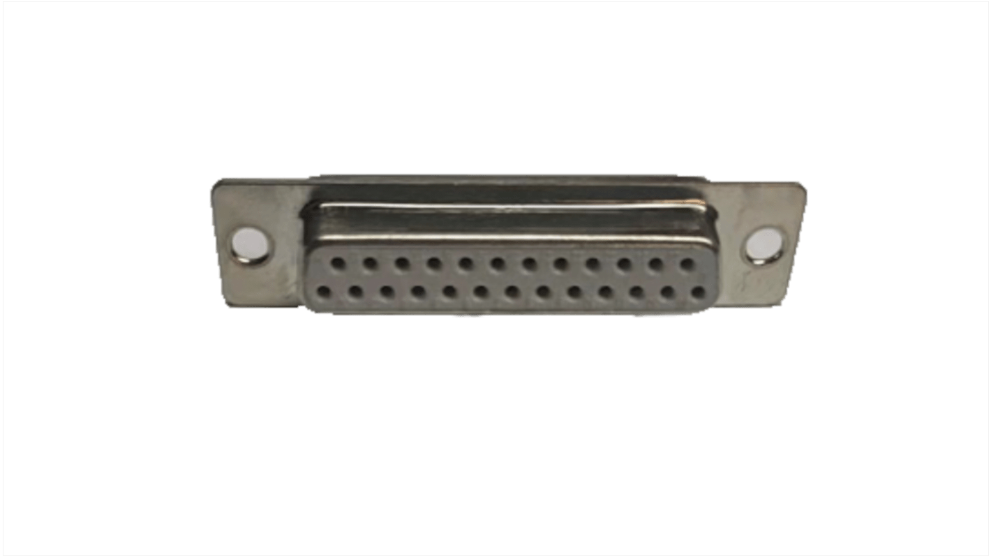 RS PRO Sub-D Steckverbinder Stecker , 25-polig / Raster 2.77mm, Tafelmontage  Lötanschluss