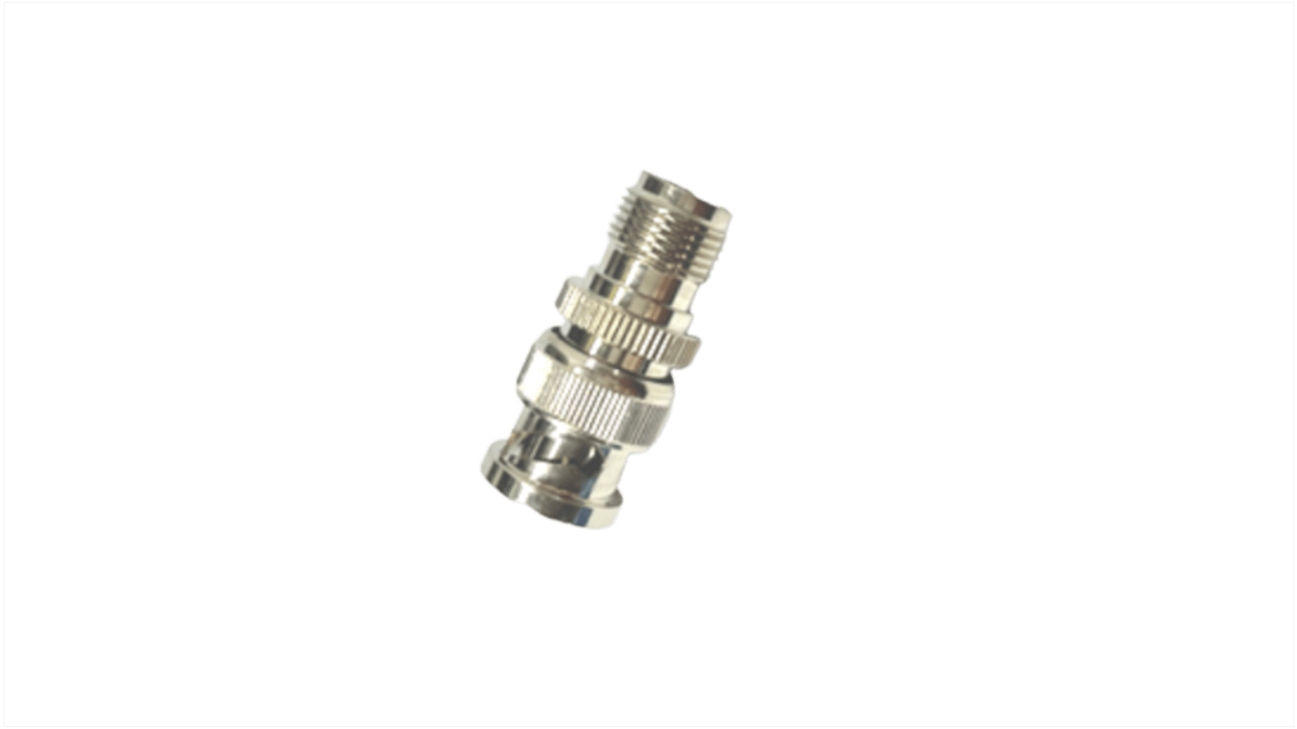 RS PRO Straight 50Ω Coaxial Adapter BNC Plug to TNC Socket 4GHz