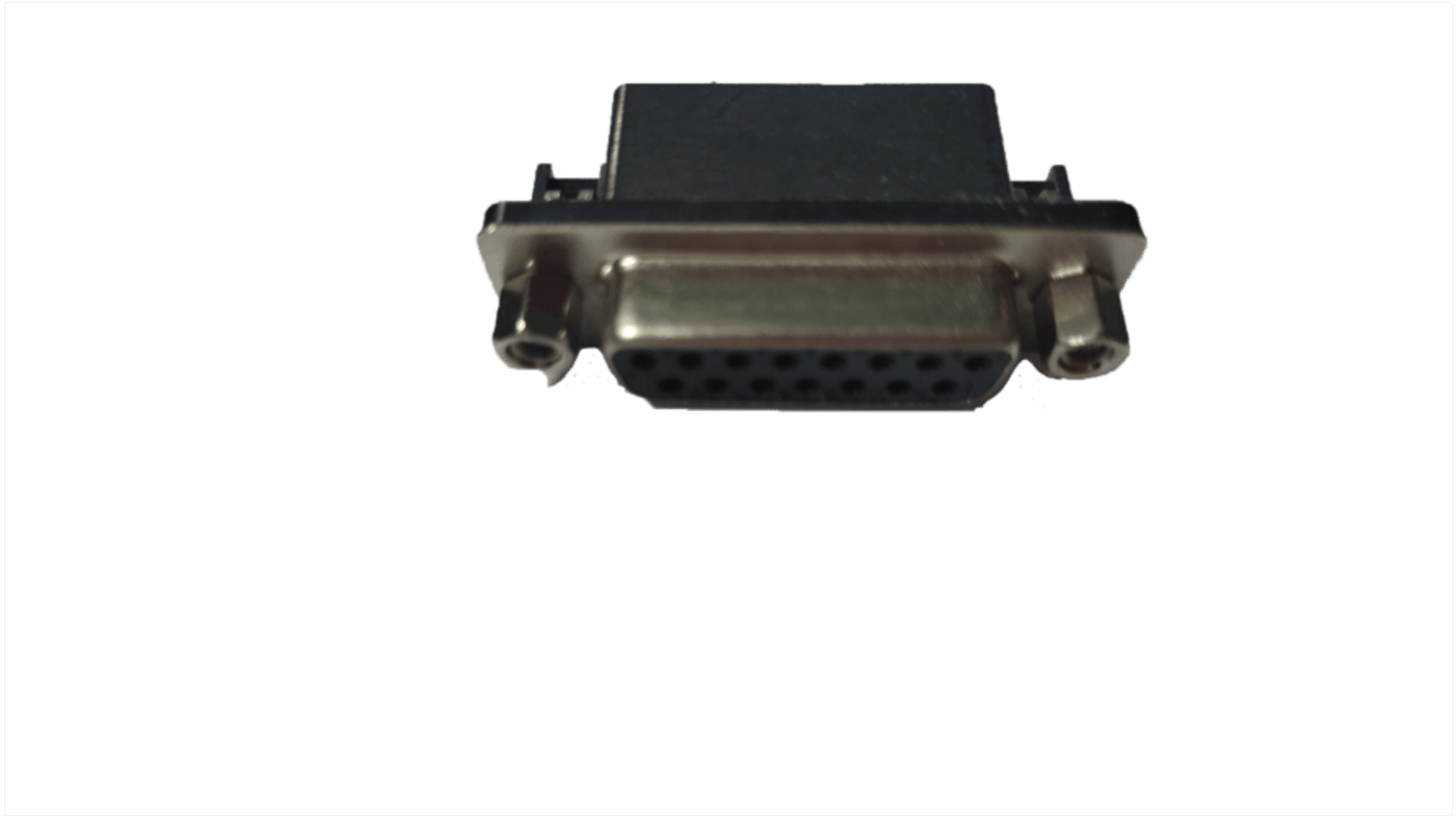 Conector D-sub RS PRO, paso 2.77mm, Ángulo de 90° D-Sub estándar, Montaje en Panel Mount, Macho, Terminación Soldador,