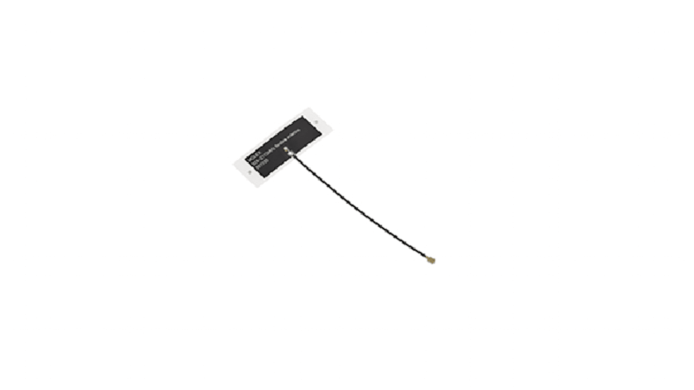 Molex GSM-Antenne, 4G (LTE), Intern, T-Stab, IPEX, UFL, selbstklebend, Buchse, Rundstrahlantenne, 3.6dBi