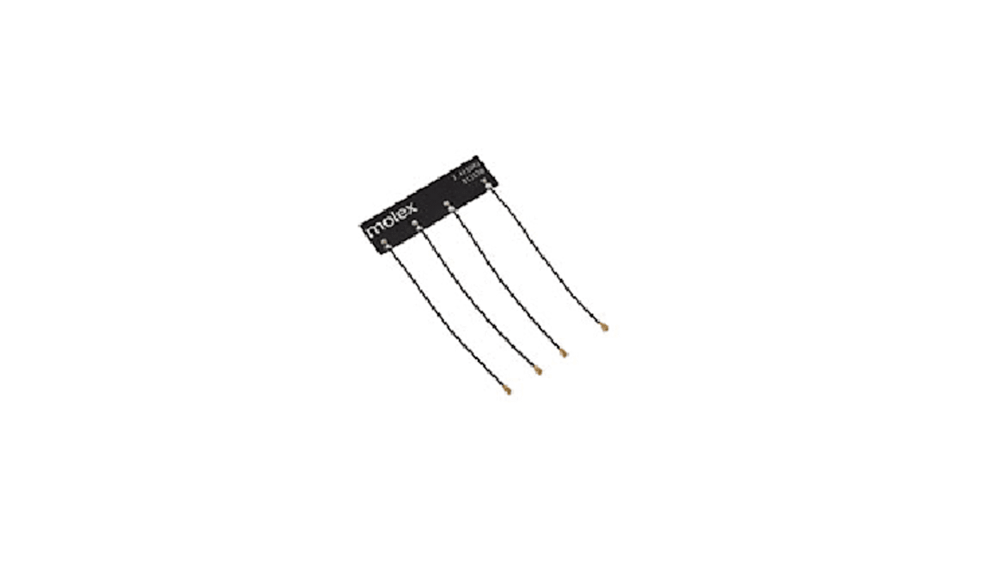 Molex WiFi-Antenne 2,4 GHz, 5 GHz Intern / 3.9dBi IPEX, UFL Buchse Rundstrahlantenne