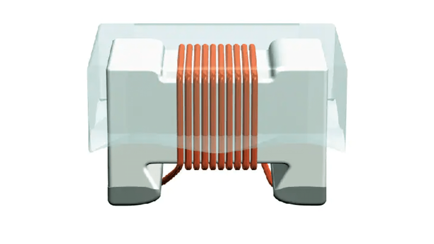 Inductor de montaje en superficie bobinado EPCOS, 6,8 μH SMD, 80mA Idc